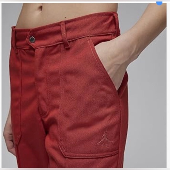 Jordan Women's Dune Red Woven Pants (FN5446-615). size small brand new - Picture 7 of 7